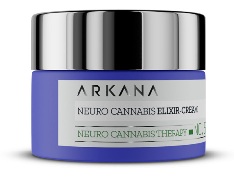 ARKANA - NEURO CANNABIS ELIXIR Kanabisowy neuro eliksir-krem dla skór zestresowanych i dysfunkcyjnych 50 ml