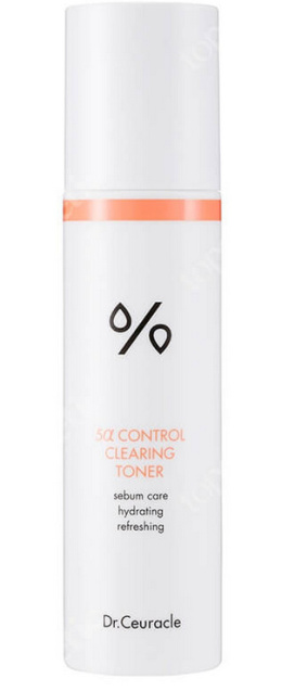 DR.CEURACLE - 5α CONTROL CLEARING TONER 120ml - Toner o działaniu kontrolującym produkcję sebum