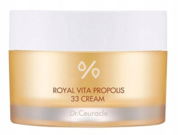 DR. CEURACLE Royal Vita Propolis 33 Cream - odżywczy krem z ekstraktem z propolisu i ekstraktem z mleczka pszczelego 50ml