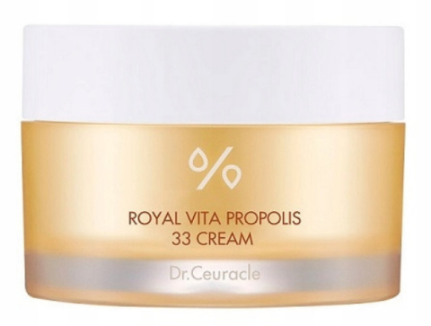 DR. CEURACLE Royal Vita Propolis 33 Cream - odżywczy krem z ekstraktem z propolisu i ekstraktem z mleczka pszczelego 50ml