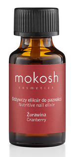 MOKOSH Odżywczy eliksir do paznokci Żurawina 10 ml