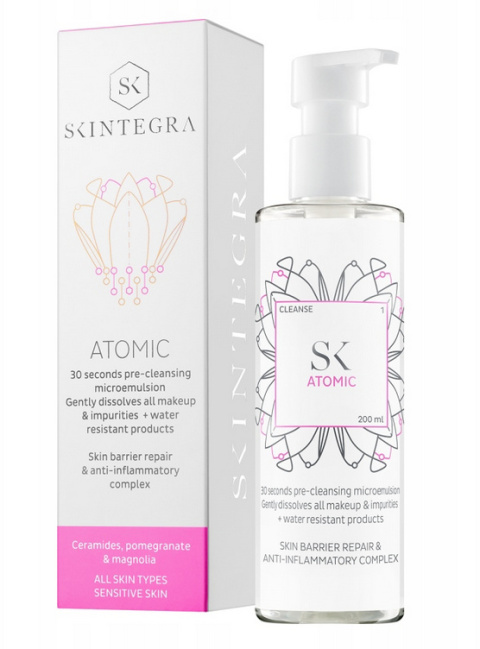 SKINTEGRA Atomic – olejowy żel do mycia twarzy 200ml