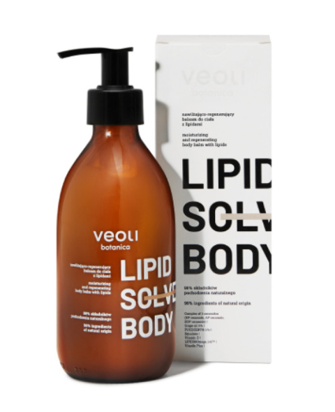 VEOLI BOTANICA - Nawilżająco-regenerujący balsam do ciała z lipidami LIPID SOLVE BODY 290ml