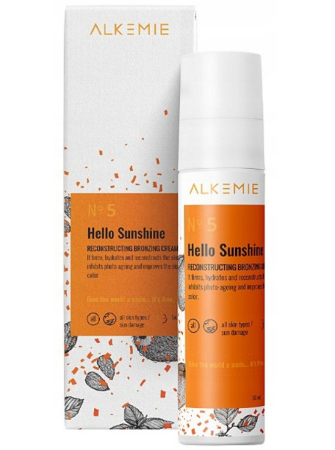 ALKEMIE - Alkmie - Sun for Everyone - Hello Sunshine Odżywczy Krem Brązujący - 50ml