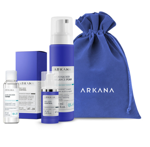 ARKANA - ZESTAW PREZENTOWY EXO SKIN CONTROL SET - Skóra problematyczna pod kontrolą