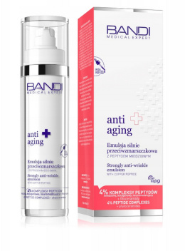 BANDI - ANTI AGING Emulsja silnie przeciwzmarszczkowa z peptydem miedziowym 50ml