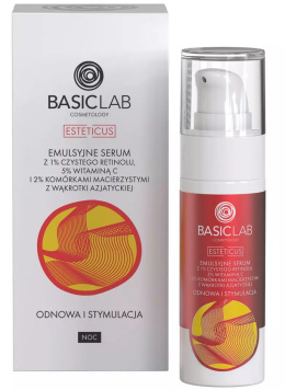 BasicLab - Serum z czystym retinolem 1% odnowa i stymulacja 30ml