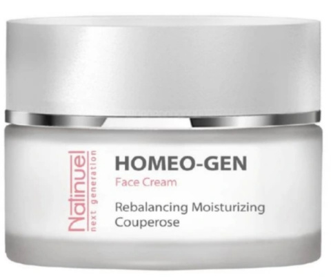 NATINUEL - Homeo-Gen Face Cream Nawilżający krem dla cery wrażliwej i naczyniowej 50ml