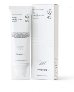 TRANSPARENT LAB - INVISIBLE SUNSCREEN SPF50+ niewidoczny krem przeciwsłoneczny 100 ml