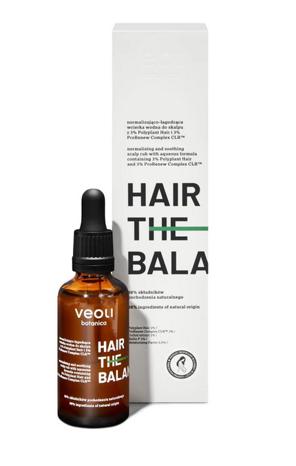 VEOLI BOTANICA - Normalizująco-łagodząca wcierka wodna do skalpu z 3% Polyplant Hair i 3% ProRenew Complex CLR™ HAIR THE BALANCE