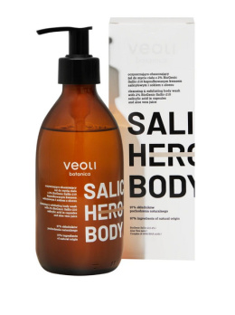 VEOLI BOTANICA - SALIC HERO BODY Oczyszczająco-złuszczający żel mycia do ciała